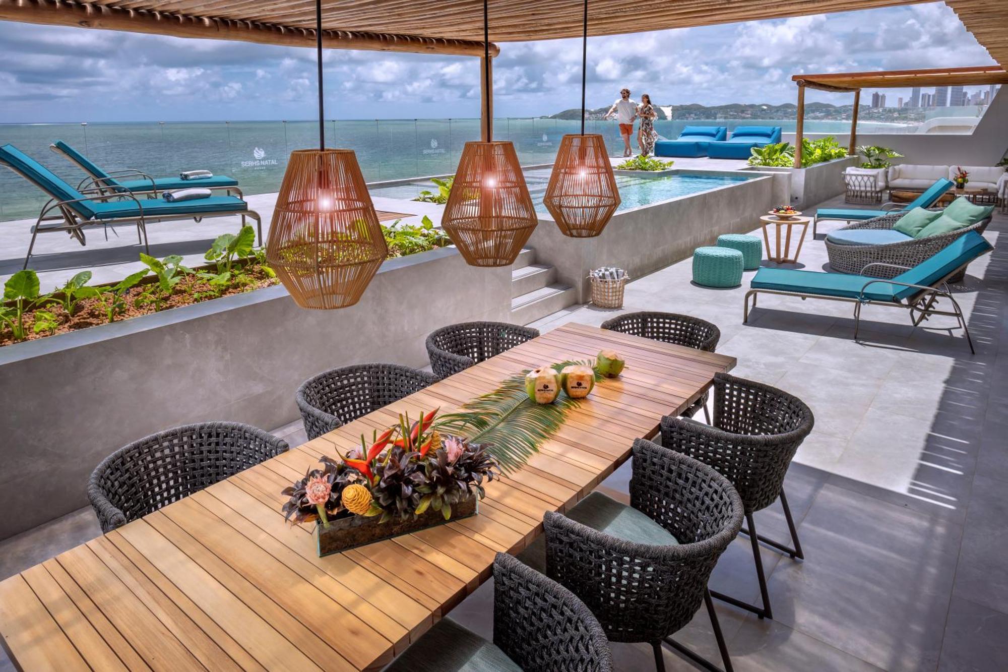 Serhs Natal Grand Hotel & Resort Экстерьер фото Rooftop pool at the hotel