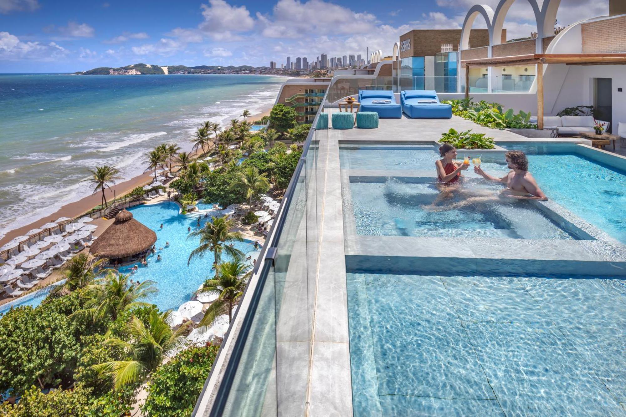 Serhs Natal Grand Hotel & Resort Экстерьер фото Rooftop pool at the Iberostar Grand Hotel Bahia, in Salvador, Brazil